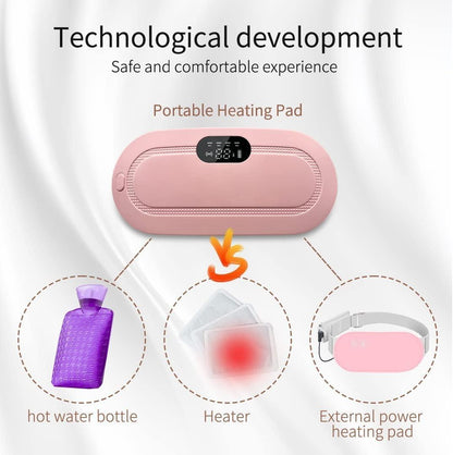 CozyRelief Cordless Heating Pad - Menstrual Relief