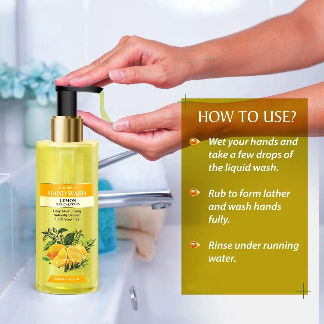 Skin-Detox Hand Wash – Lemon & Eucalyptus (BUY 1 GET 1 FREE)