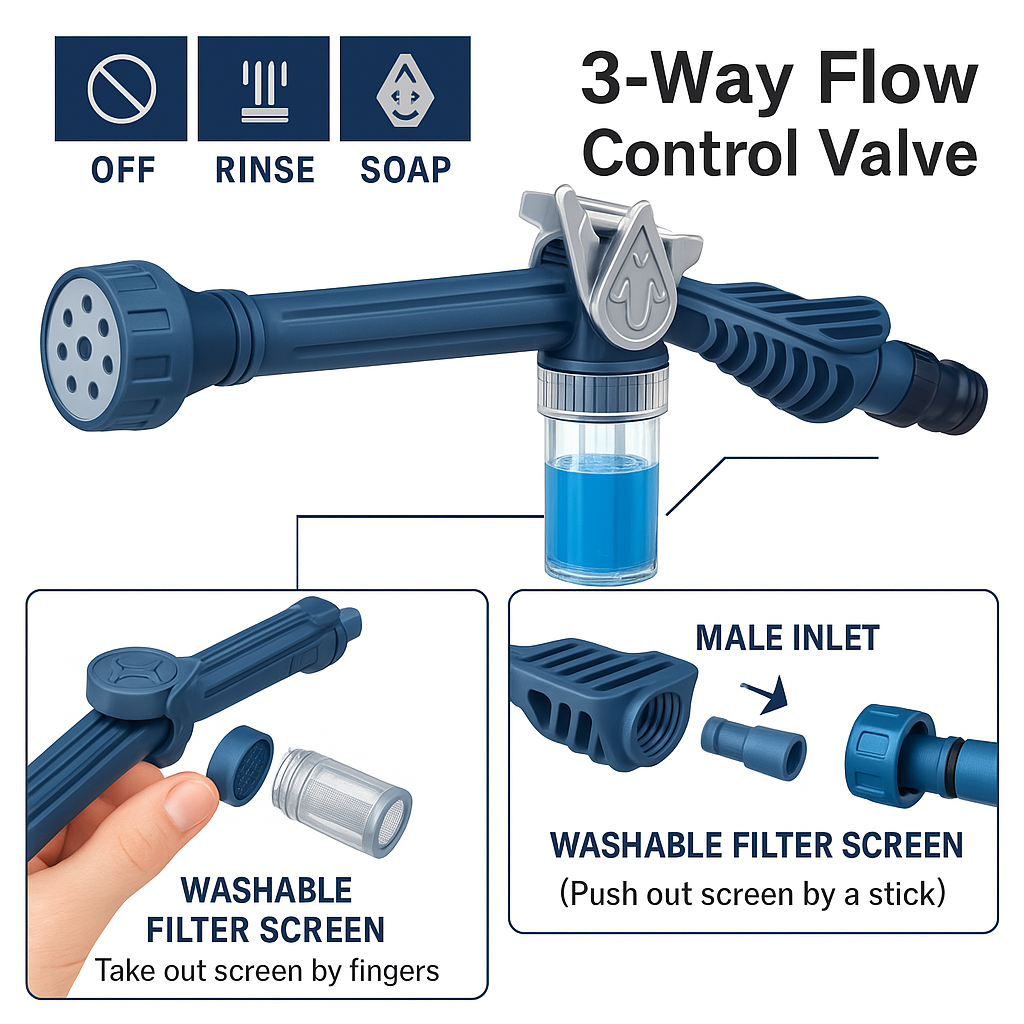 AquaBlast 8-in-1 Power Sprayer